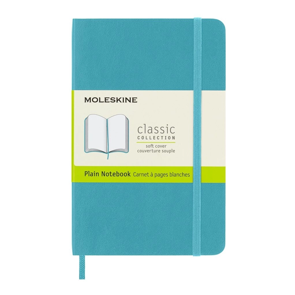 Moleskine Plain Notebook Pocket Hardcover - Blank 192 Pages