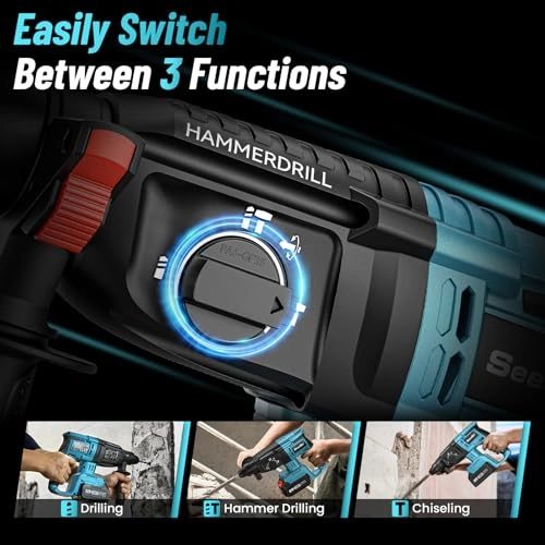 Cordless Hammer Drill - 4000mAh