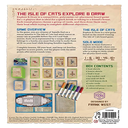 The Isle of Cats: Explore & Draw (German)