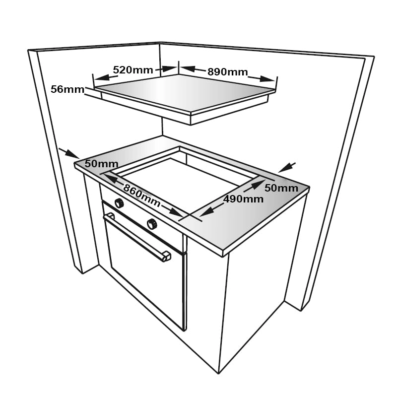 Ferrara BYS-IH90BK Induction hob