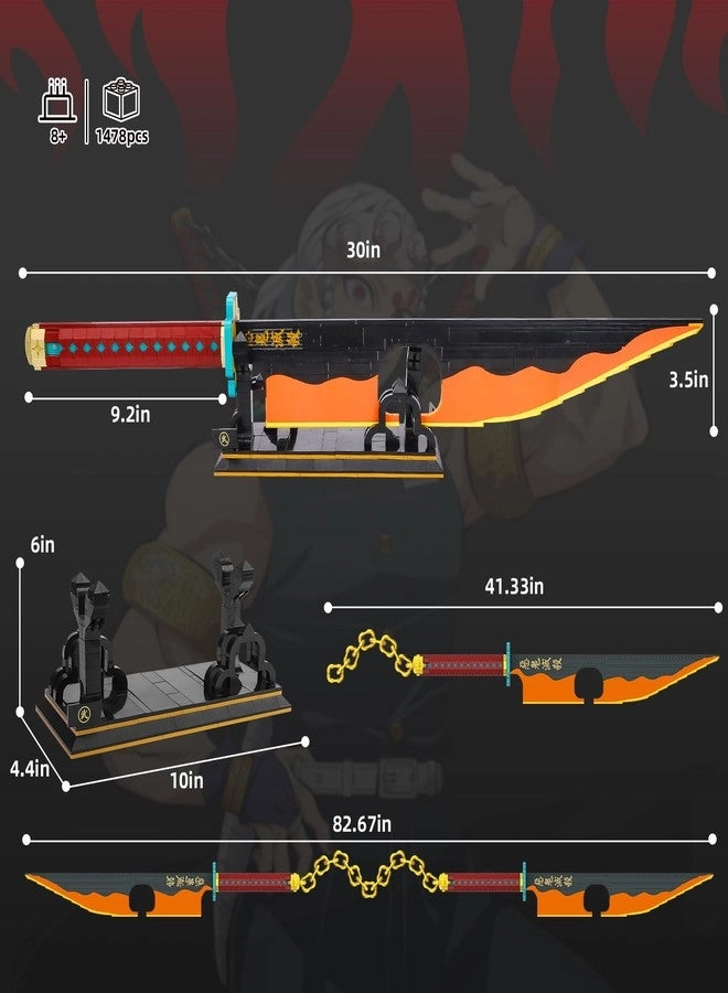 Uzui Tengen Demon Sword - 1478+ pcs