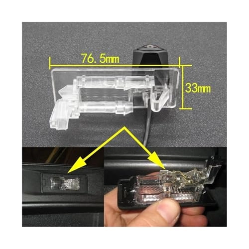 Reverse car rear view camera - Night vision Wired 720 x 540 pixels