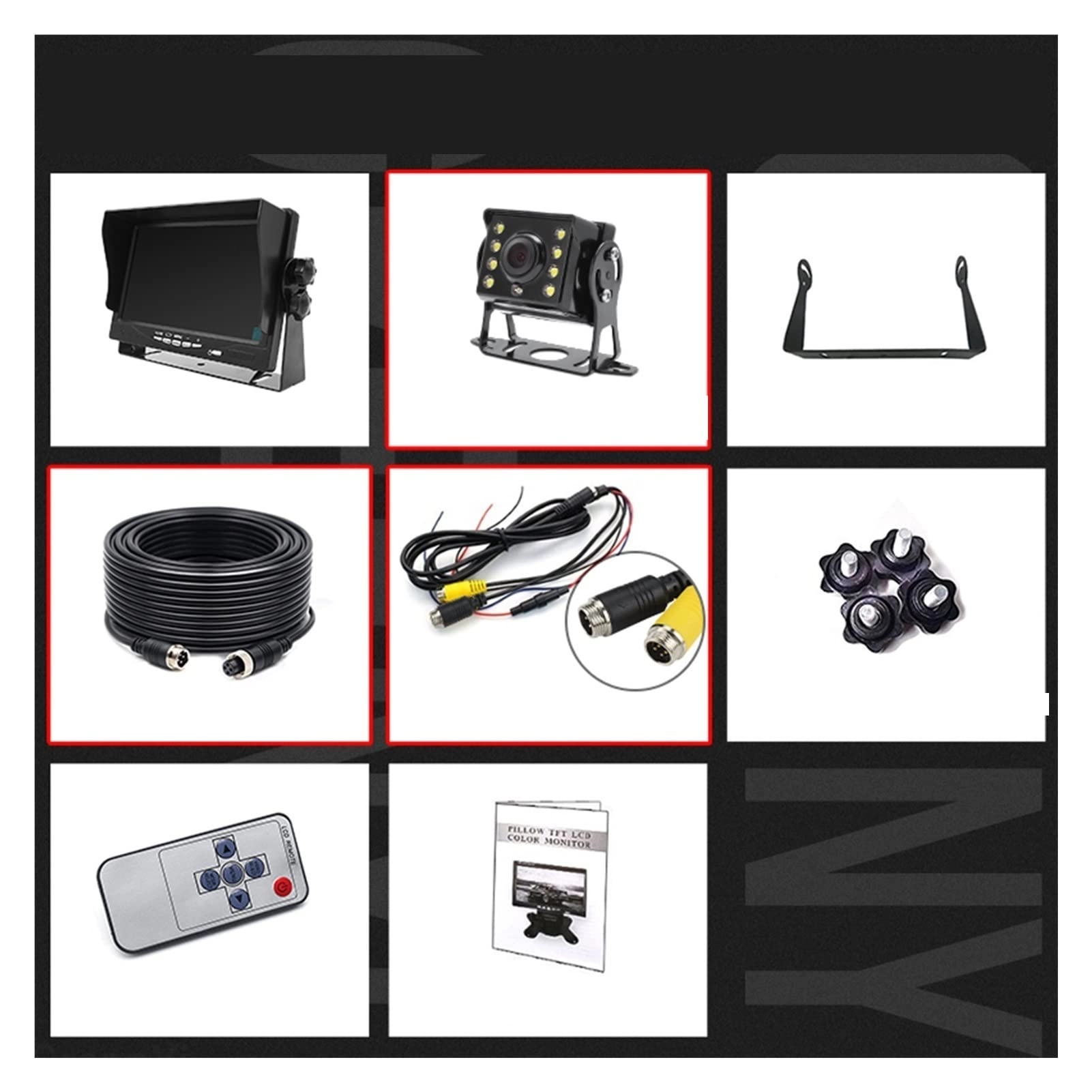 LIOKM Car Surveillance Monitor - 1920×1080P