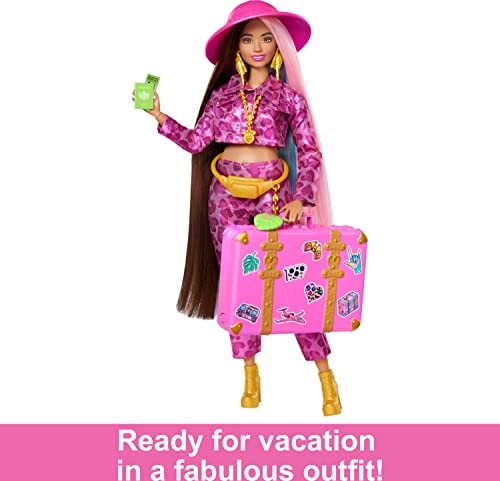 Barbie Extra Fly - Pink and purple hair Desert Fashion 15 accessories Ages 3+