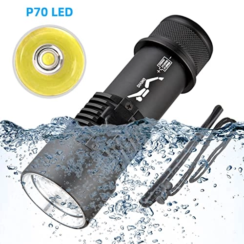 1200 Luminous Flux Dive Light - 50 m Black