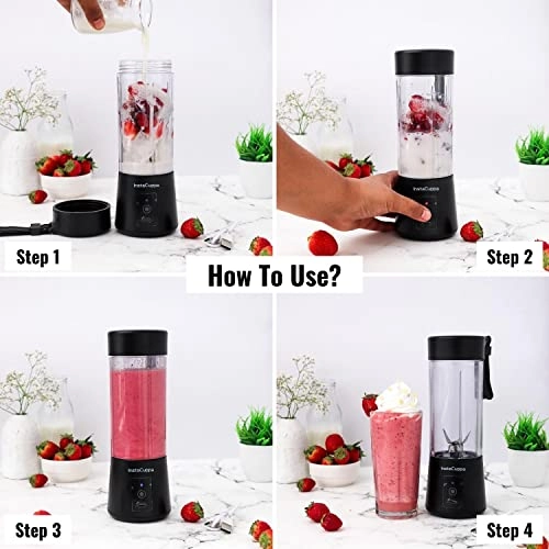 Mini Electric Chopper - 45W + Blender Bottle - 150W