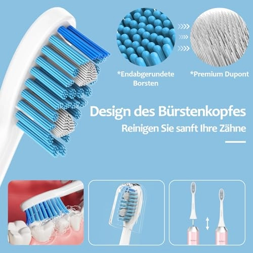Ezb2023 - 5 Modes Travel Case 4 Replacement Brushes