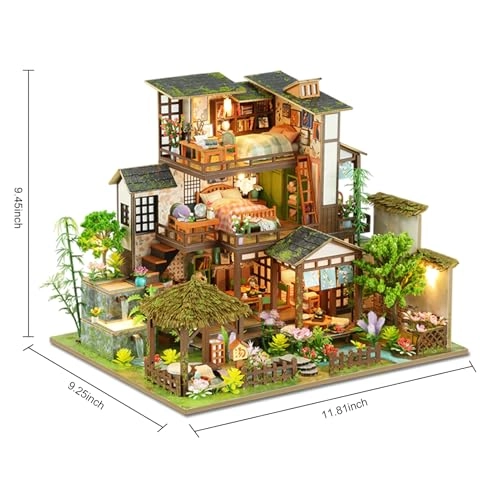 Villa Tiny House Kit - Wooden LED Light