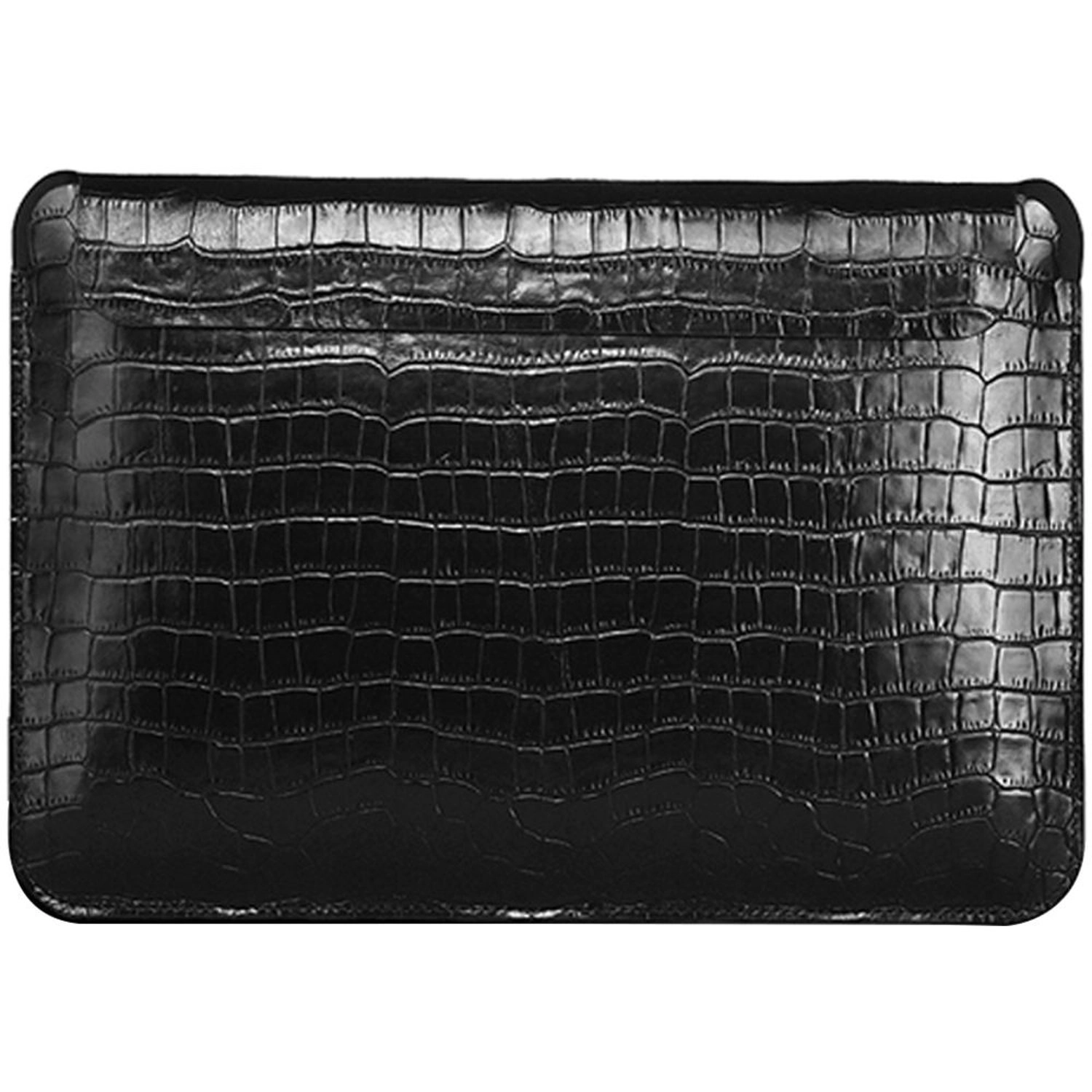 Skin Croco Genuine Leather Sleeve Laptop Sleeve for 14.2-Inch Laptop