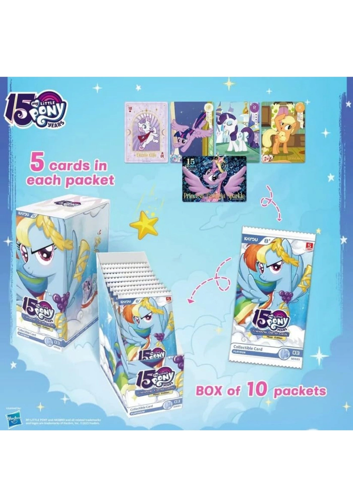My Little Pony Friendship Eternal Moon Edition SEA Series 3 - English 5pcs
