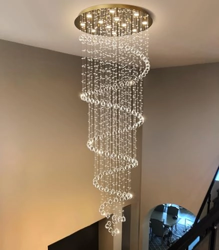 Crystal Glam Chandelier - 2700K-6000K Dimmable
