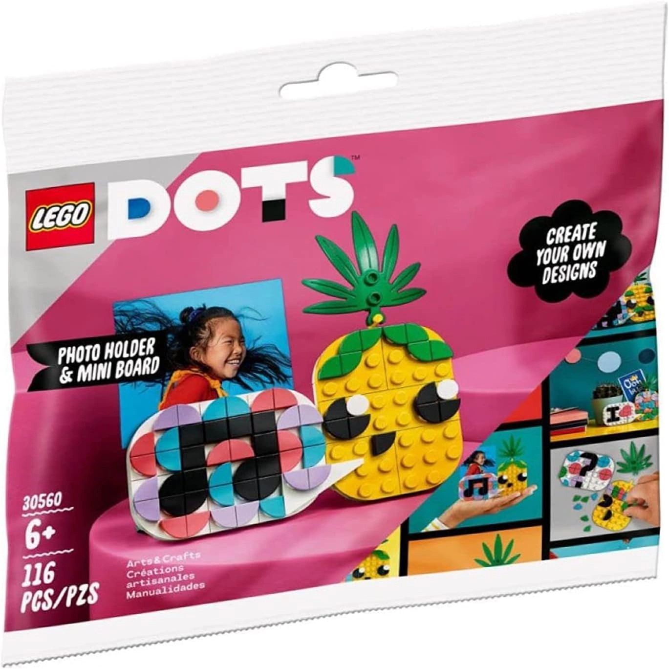 DOTS Pineapple Photo Holder and Mini Board (30560) - Flowers