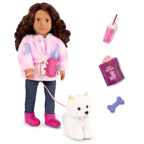 Ines Fashion Doll - 18-inch 6-inch Pomeranian Ages 3+