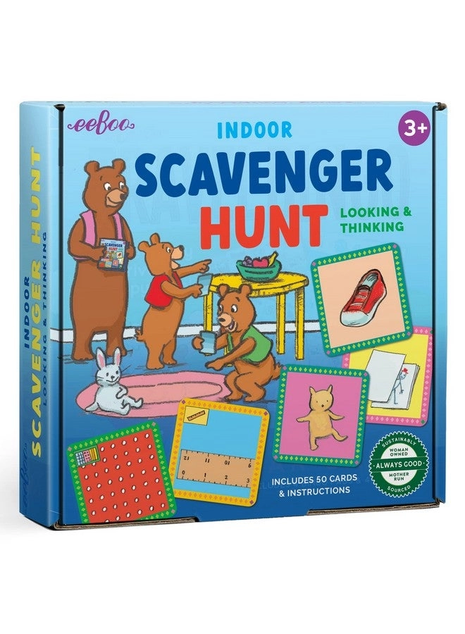eeBoo Scavenger Hunt Indoors Game - 3 and up 50 pieces