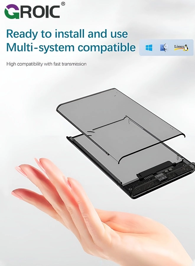 Hard Drive Enclosure - USB 3.1 Gen 1 SATA III 2.5 inch