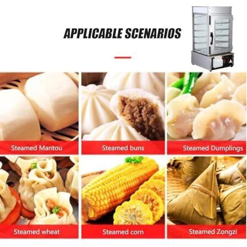 Dim Sum Electric Steamer - 1200W 5 Layers