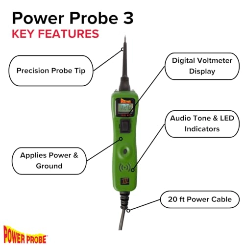 PP3CS - Voltmeter 20ft jump leads