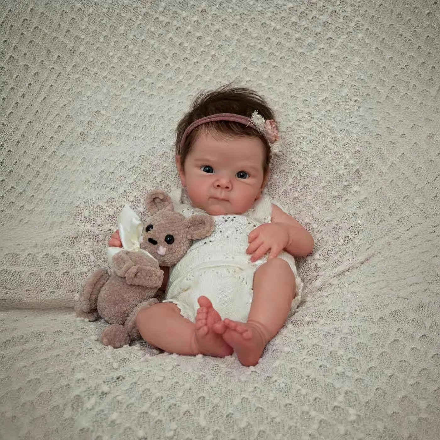 Reborn Baby Doll - 50CM Silicone Vinyl Ages 3+ Gift Set