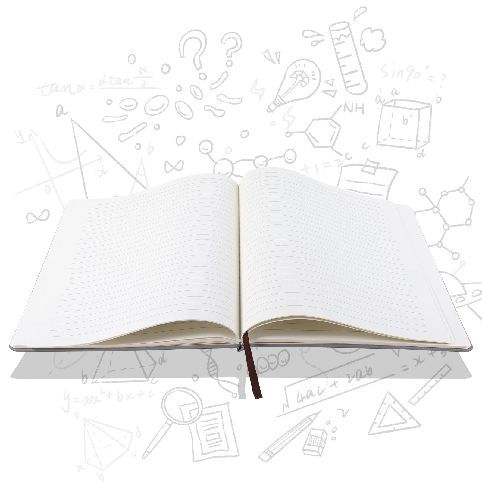 Notebook A4 Hardcover - Lined 80 Sheets