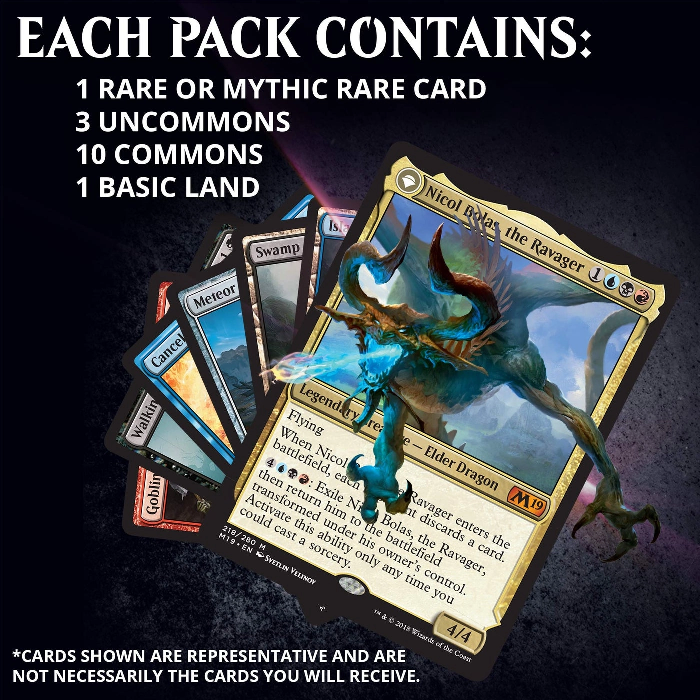 Core Set 2019 - 10 Booster Packs Bundle