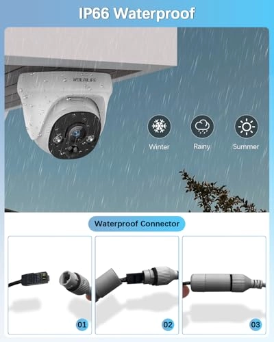 Dome Security Camera System - 4K