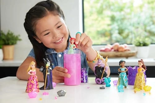 Disney Princess Royal Color Reveal - 3.5 inches Small Doll 6 Surprises Ages 3+