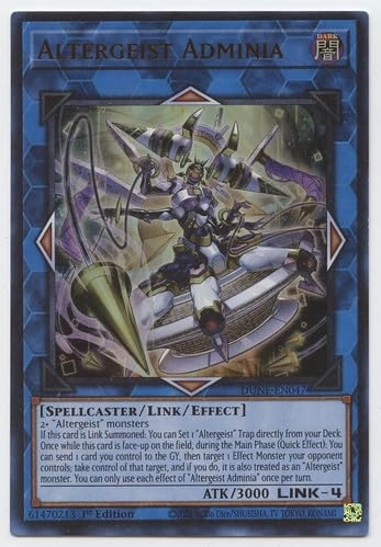 Yu-Gi-Oh! Altergeist Adminia DUNE-EN047 - 1st Edition