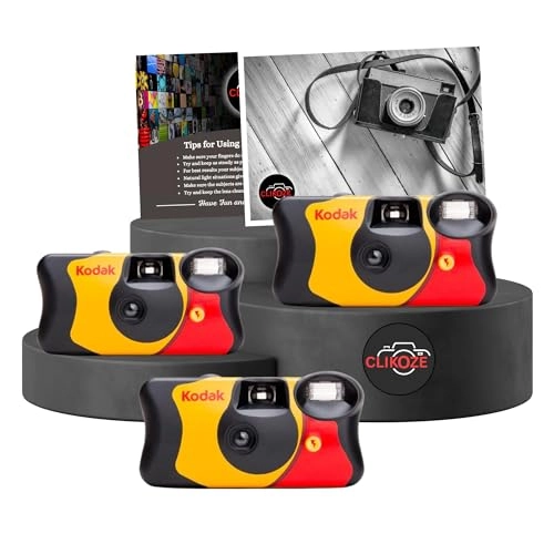 Funsaver Single-Use 35mm Camera - 27 Exposures ISO 800 + Photography Tips Card