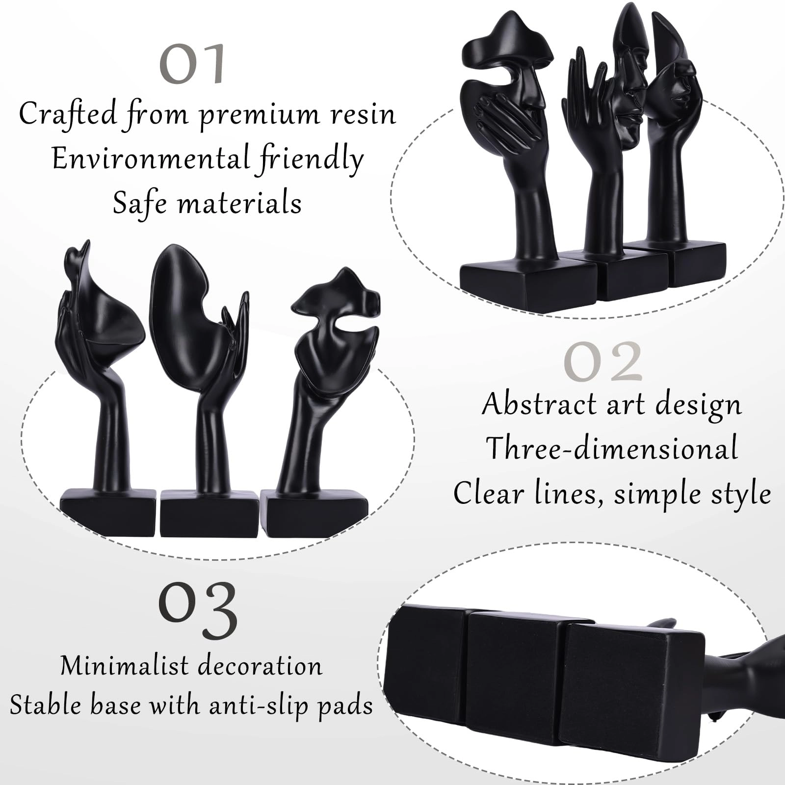 Thinker Statue - Plastic, Resin