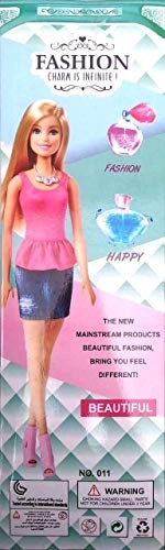 Fashion Doll - 4 Pcs Multicolor Movable Joints Ages 3+ Pack