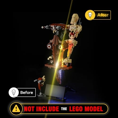 LED Light for LEGO Star Wars Battle Droid 75428 - Plastic