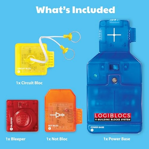 Imagine Station Logiblocs Alarms Kit Electronics Logic - 4 years+ 7 pieces