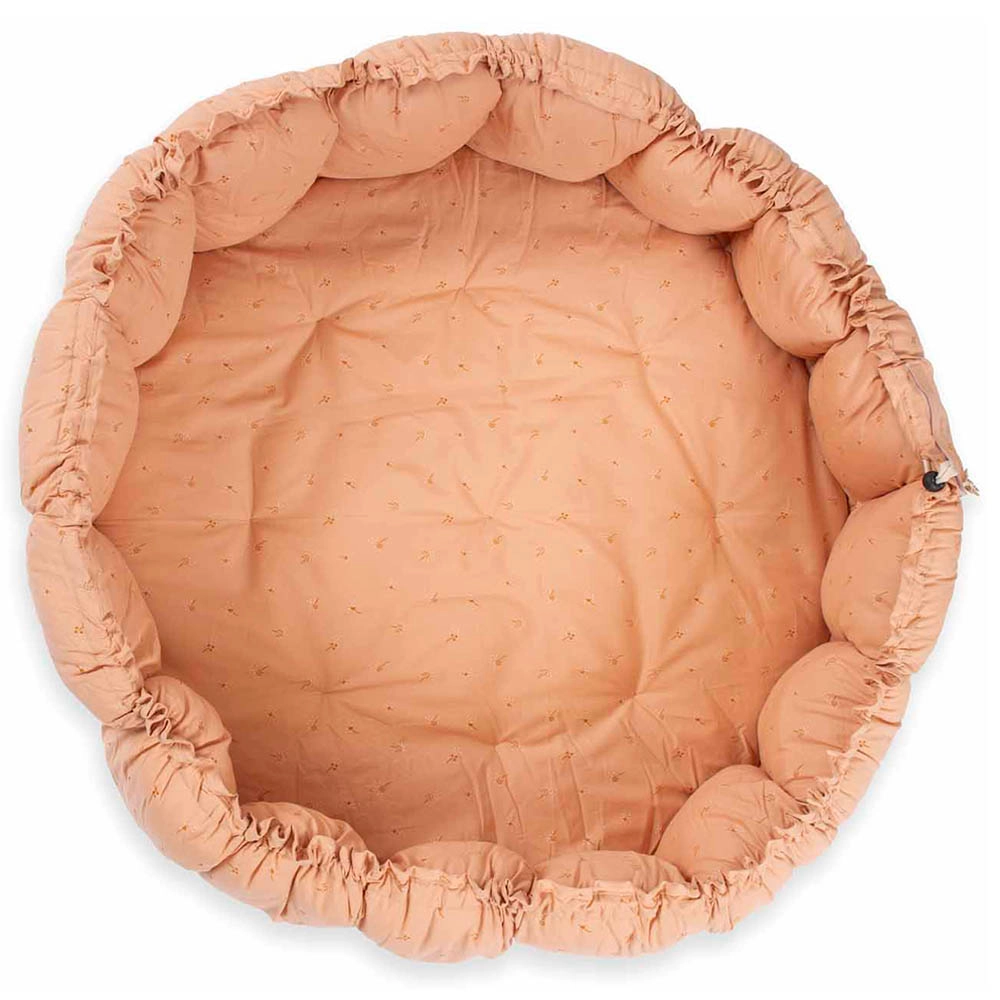 3-In-1 Stripes Bloom Organic Babymat - Ecru/Brown 0 month