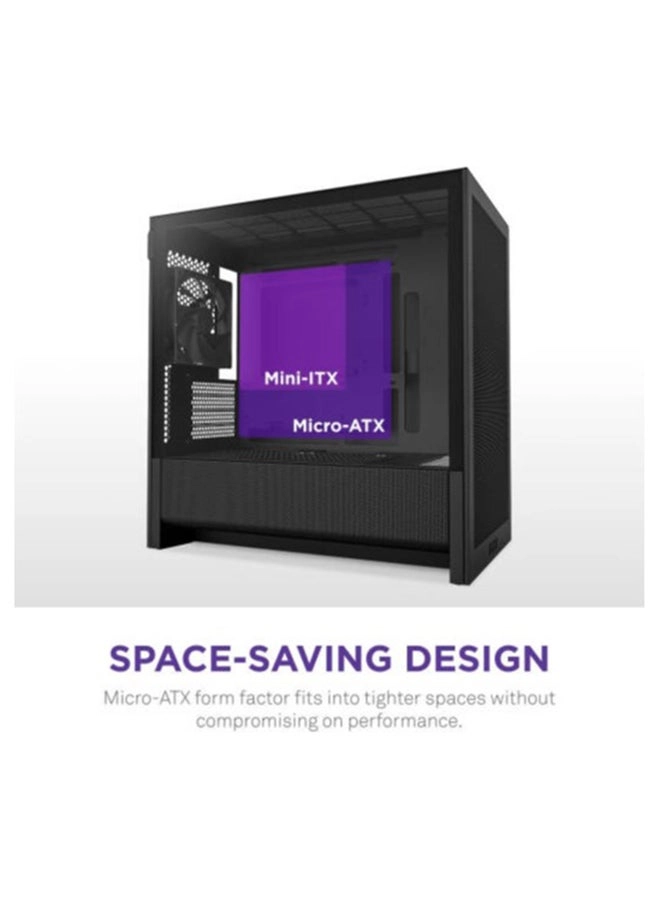 H3 Flow - Tempered Glass Side Panel Micro-ATX