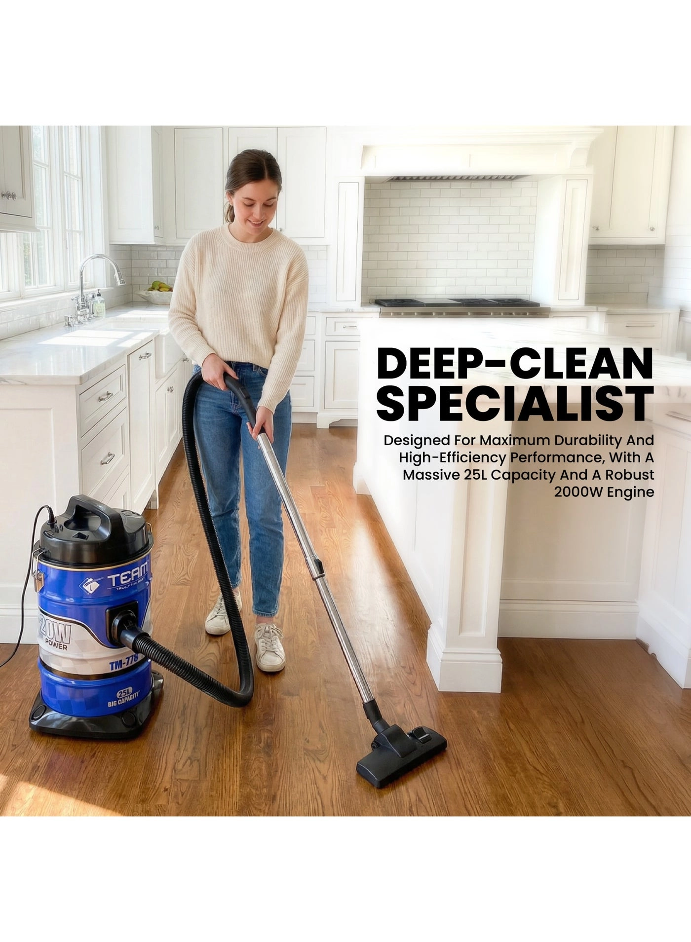 Heavy-Duty Vacuum Cleaner (TM-778)