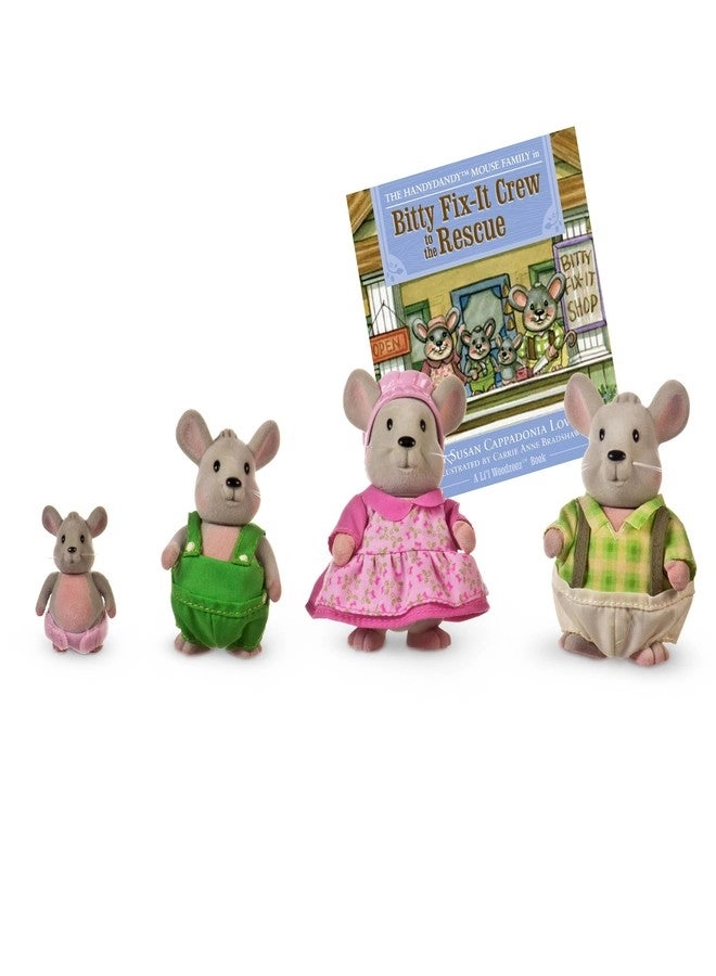 Li'L WOODZEEZ Handydandy Mice Family 4 pcs