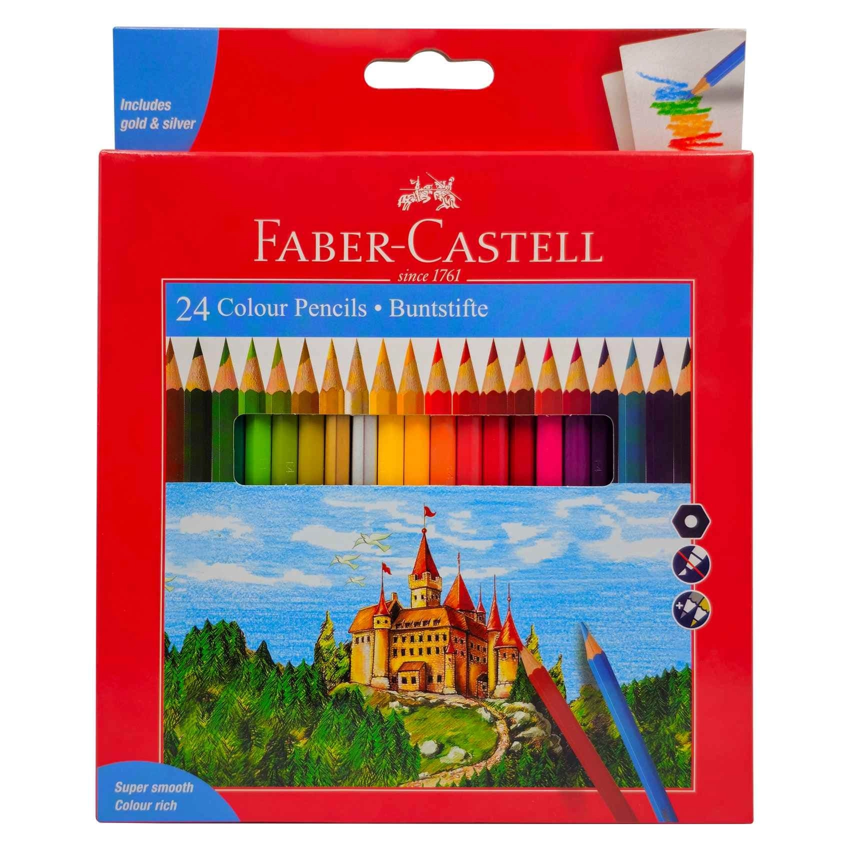 Colour Pencil - 24 PCS + Drawing Book