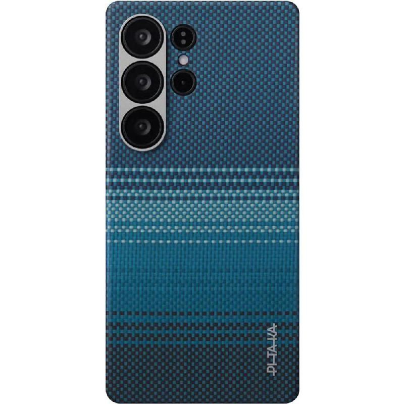 Tactile Woven Back Cover Mobile Case with MagSafe for Samsung Galaxy S25 Ultra