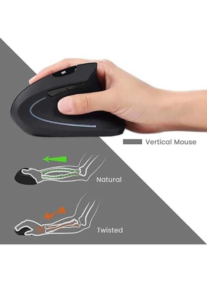 Split Keyboard + Vertical Mouse - Wireless