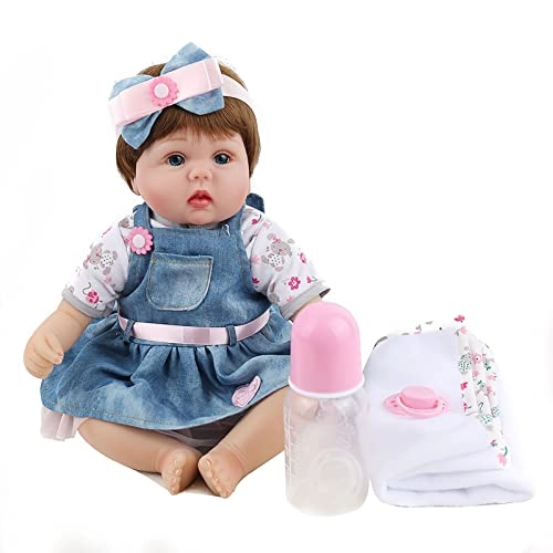 Reborn Baby Doll - 18 Inch 45cm Soft Vinyl Girl