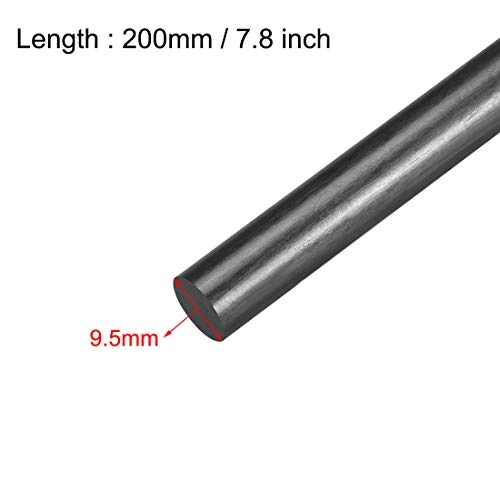 Carbon Fiber Bar - 9.5mm 200mm
