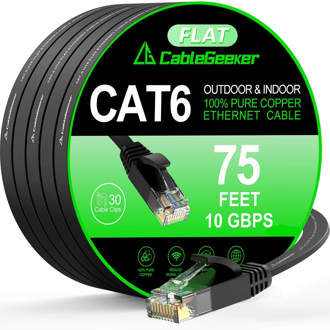 Cat 6 Ethernet Cable - 75 ft