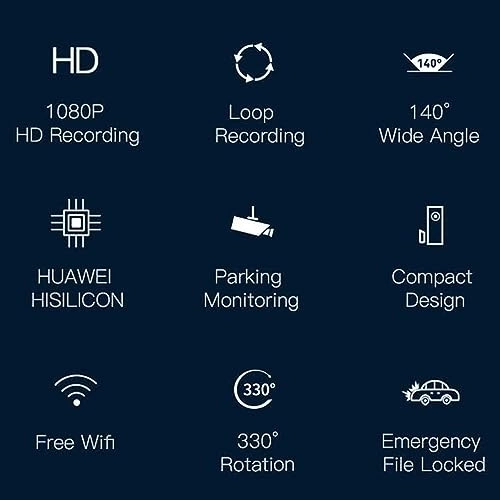 Mini Car Dash Camera 1080p