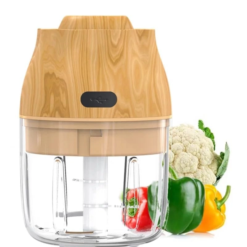 Electric Garlic, Fruit and Vegetable Chopper - 250ml Cordless