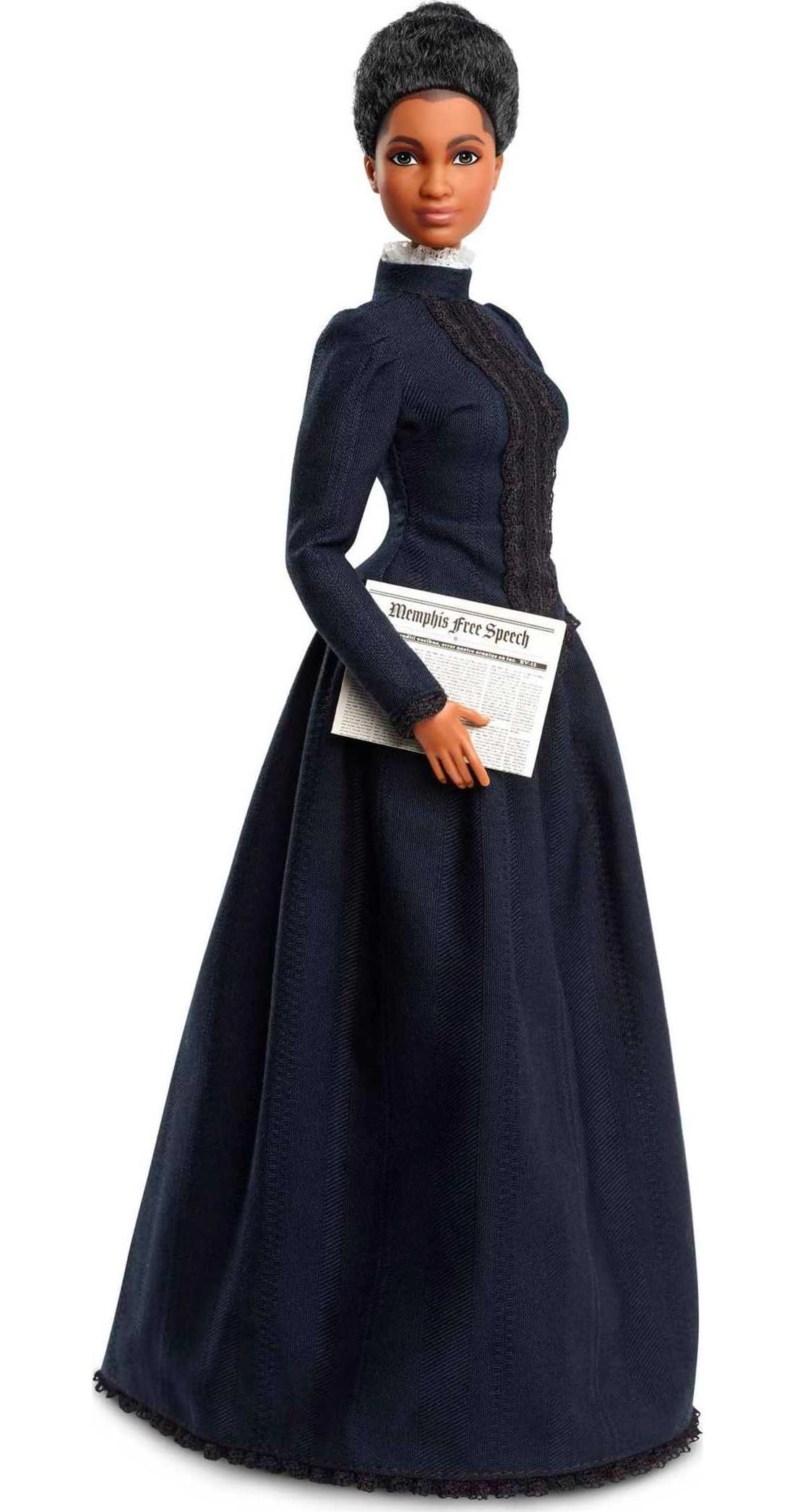 Barbie Ida B. Wells Inspiring Women Doll - Blue Dress Newspaper Accessory Ages 6+