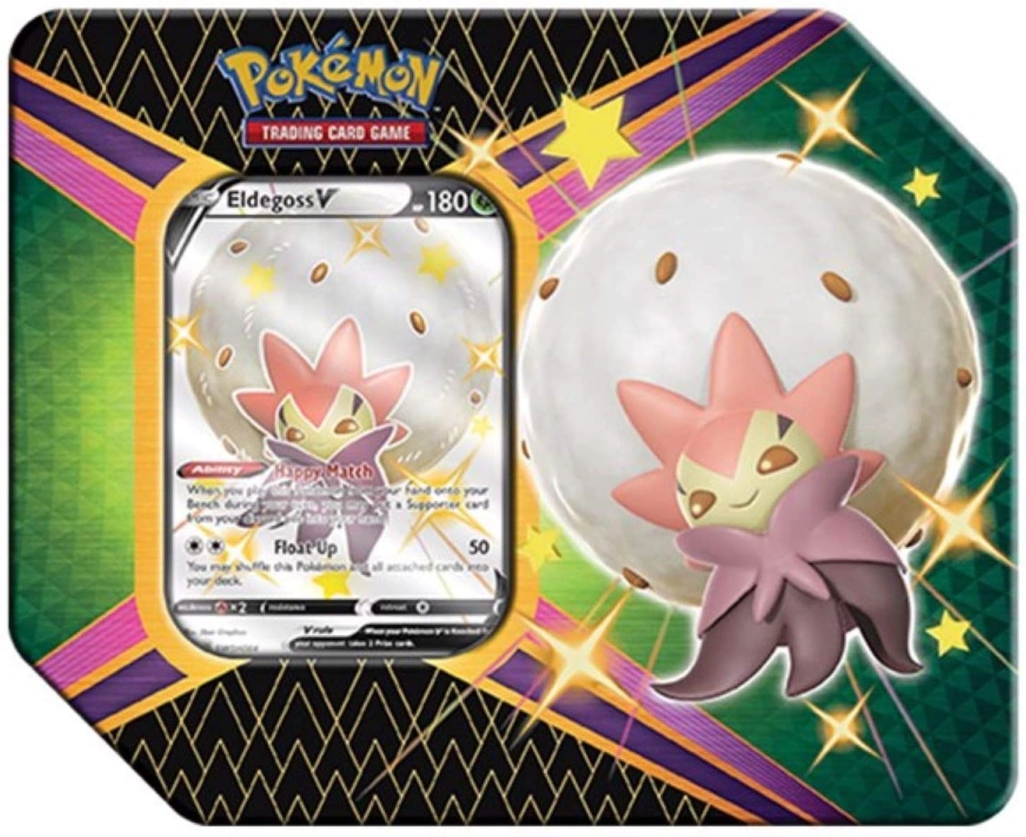 Pokmon Shining Fates Tin - Shiny V 6 booster packs English