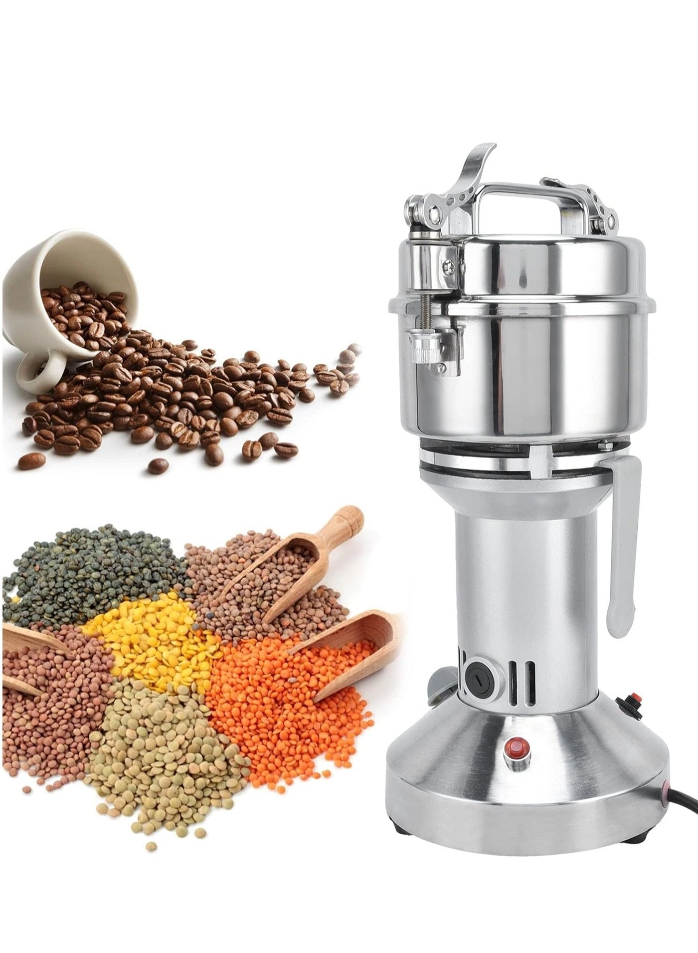 Powder Grinder Machine - 350g 1800W Overload Protection