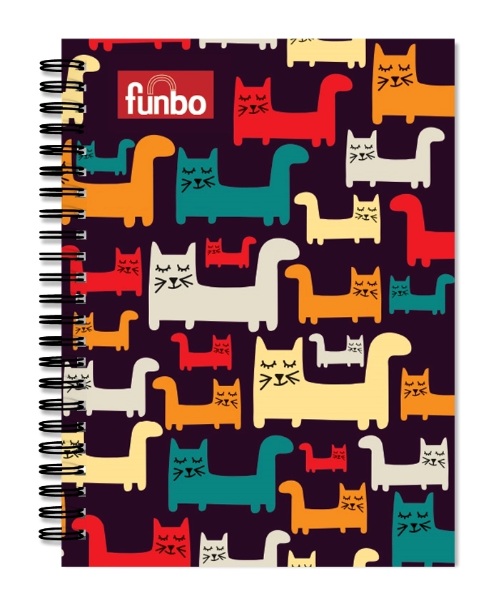Funbo Note Book A4 Hardcover - 80 Sheets
