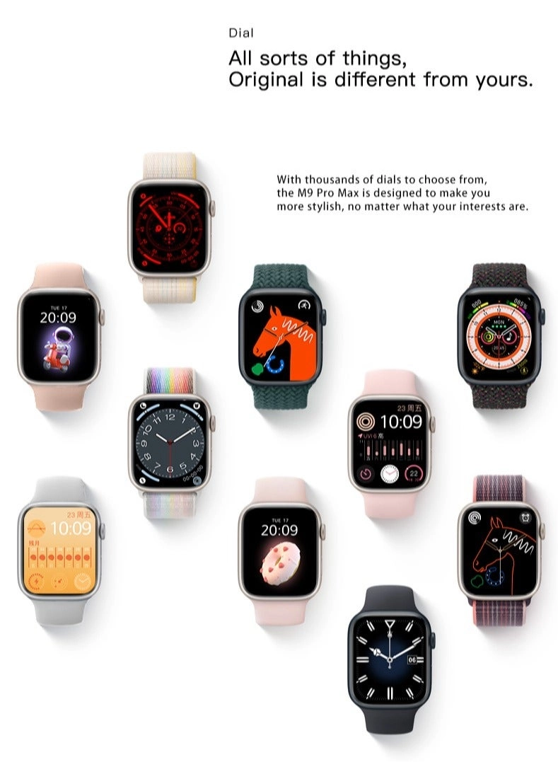 M9 Pro Max 45mm Stainless Steel