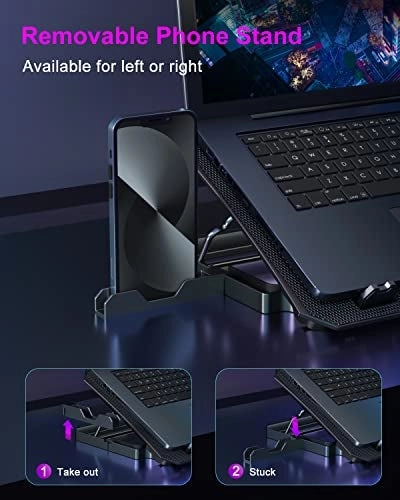 Upgrade Laptop Cooling Pad - 2 Fans 10-15.6 Inch